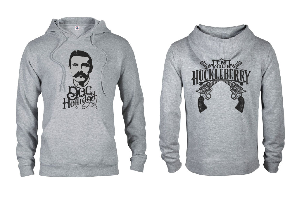 Doc Holliday "I'm Your Huckleberry" Sweatshirt - Grey