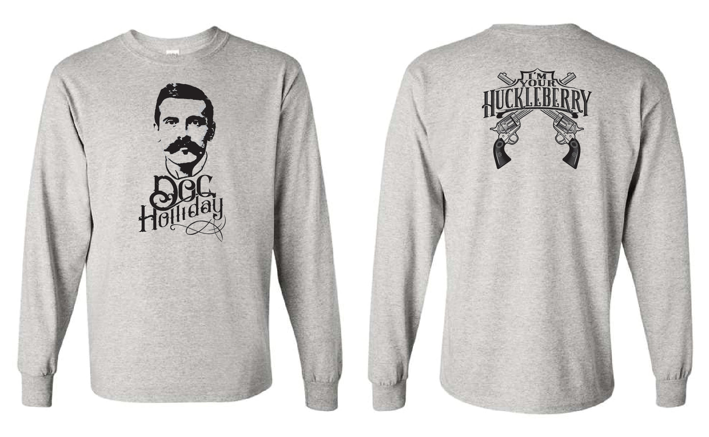 Doc Holliday Long-Sleeve T-Shirt - Grey